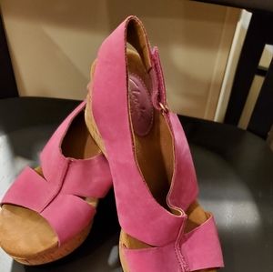 Womens Clarks wedge Sandals